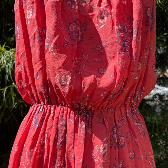 Joie dress color Strawberry, 100% silk - Picture 11 of 11